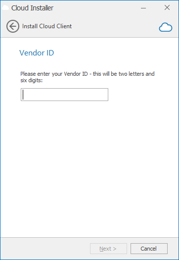 Installer Vendor Page