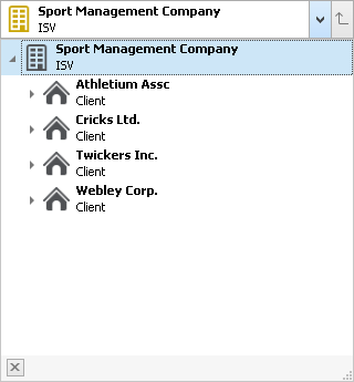 Organisation Menu